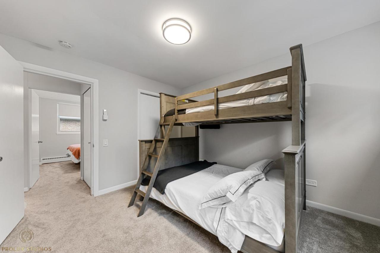 シカゴ Northside Famlynest Lincoln Sq 4Br 2Ba 2P Rare Findヴィラ エクステリア 写真